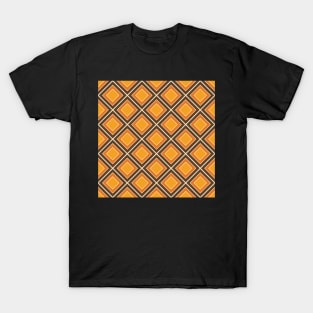 Funky Diamond Retro Pattern Design #1 T-Shirt